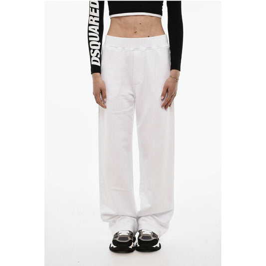 Dsquared² High-Waisted Brushed Cotton Joggers