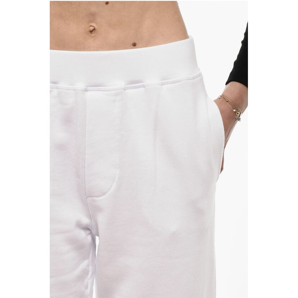 Dsquared² High-Waisted Brushed Cotton Joggers