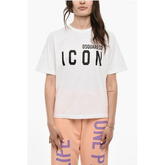 Dsquared² Cotton ICON Crew-neck T-shirt with Print