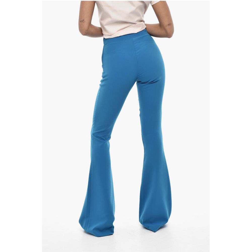 Dsquared² High Waist Boot Cut Pants with Chain