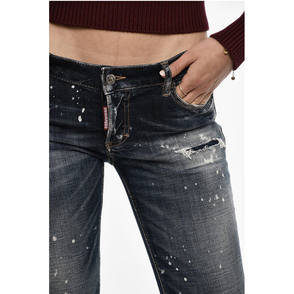 Dsquared² Splatter Effect Distressed Jeans