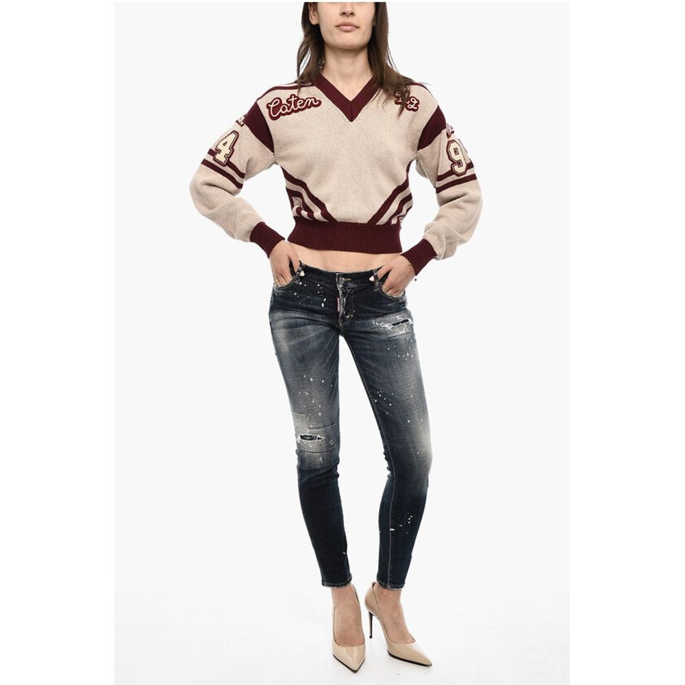 Dsquared² Splatter Effect Distressed Jeans