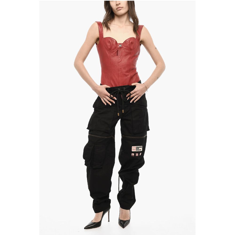 Dsquared² Cotton Casual Pants with Zip Details