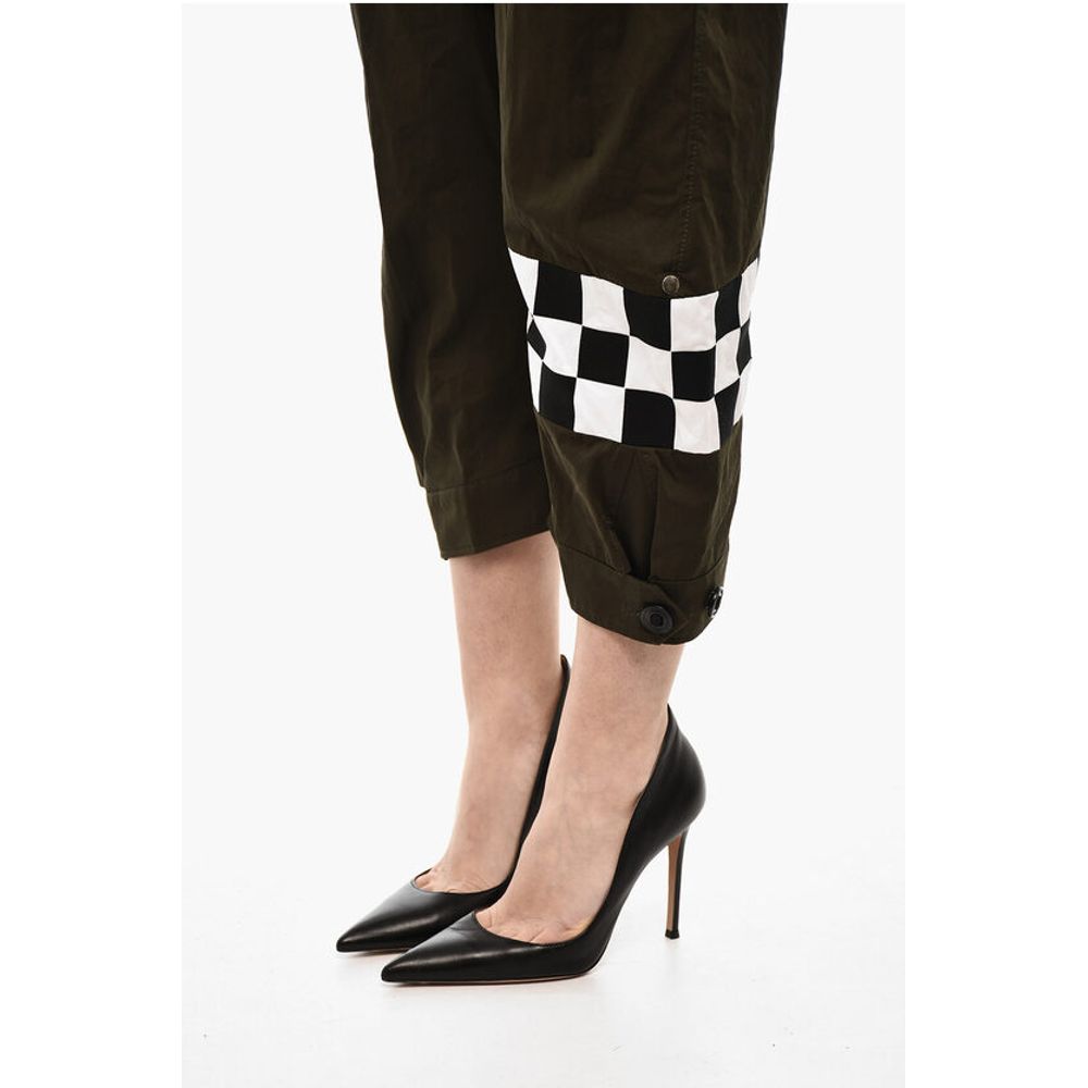 Dsquared² Cotton Virgin Wool Cropped Pants