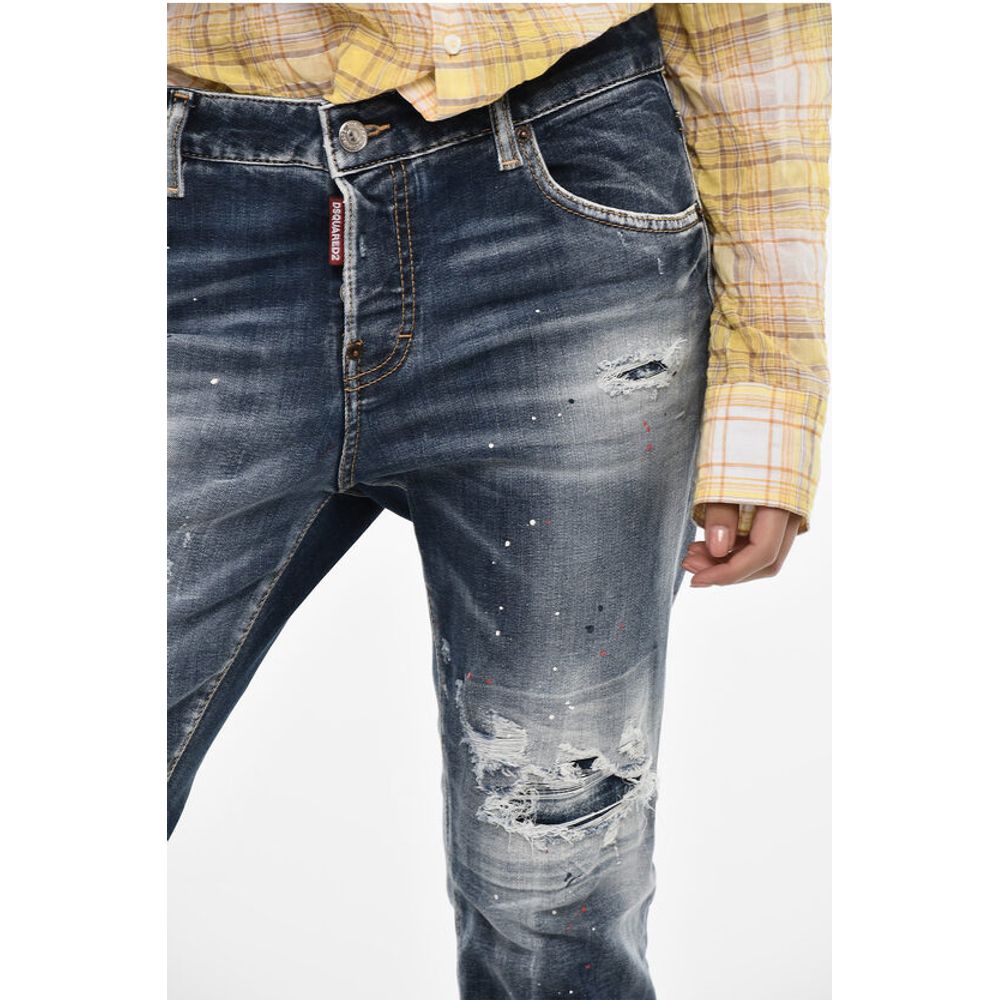 Dsquared² Vintage Effect Regular Fit Jeans