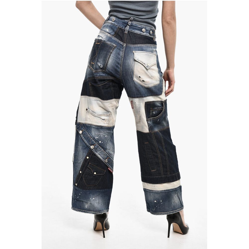 Dsquared² Baggy Fit Vintage Effect Jeans