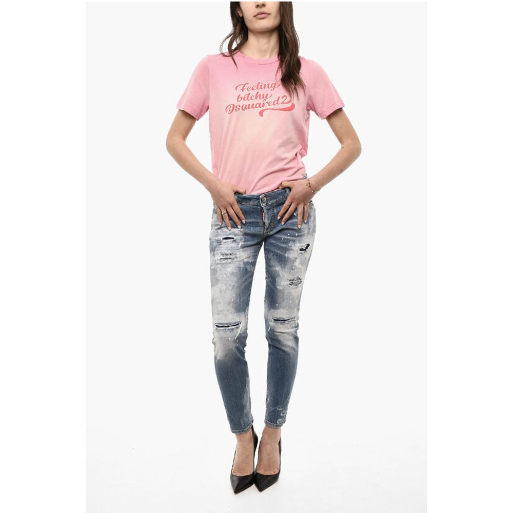 Dsquared² Distressed Bleached JENNIFER Jeans