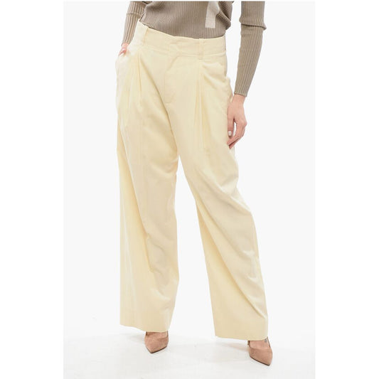 Bottega Veneta Silk Blend Palazzo Pants