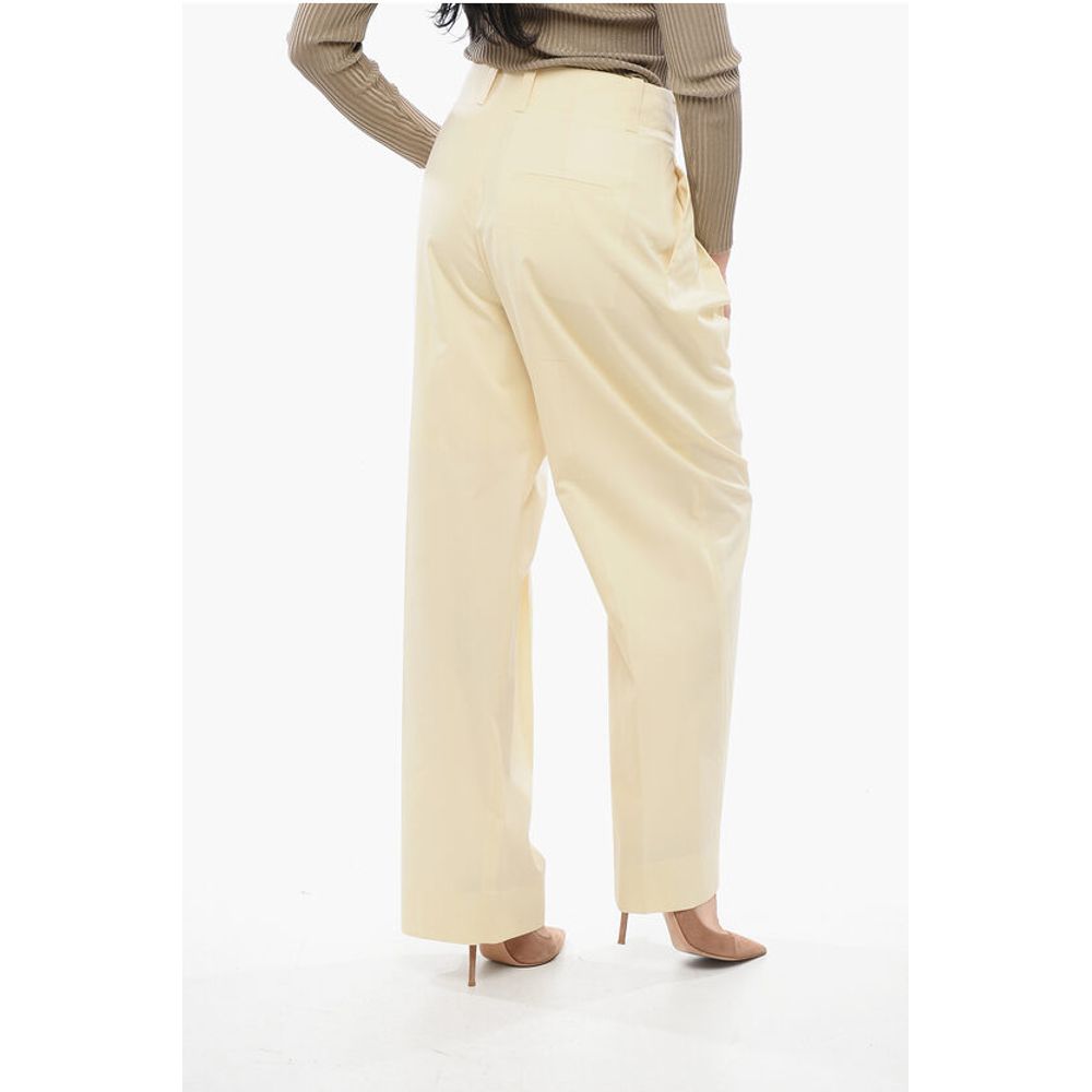 Bottega Veneta Silk Blend Palazzo Pants