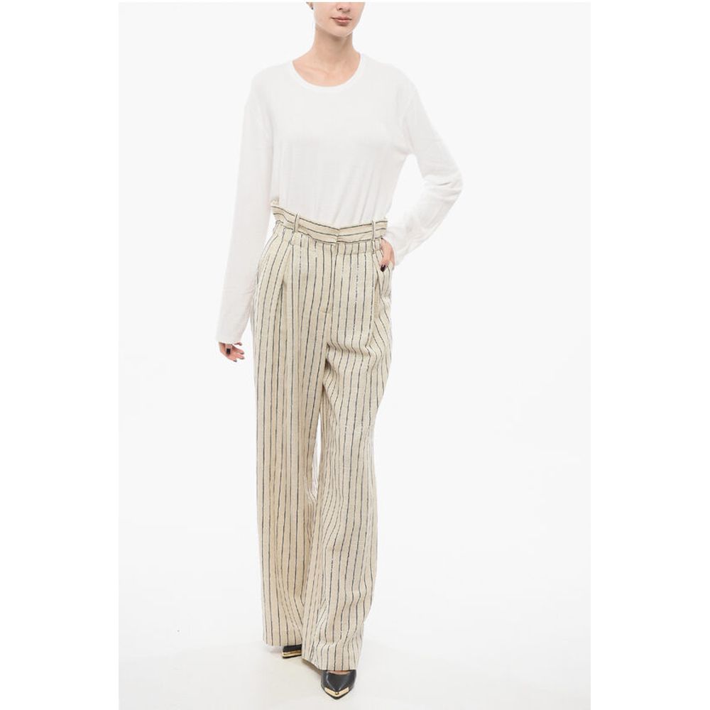 The Mannei Low-waisted Wide Leg Pants