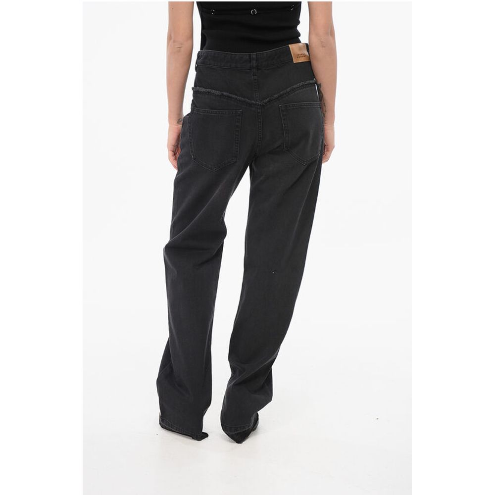 Isabel Marant Slim Fit NOEMIE Denims with Raw-cut Details 23cm