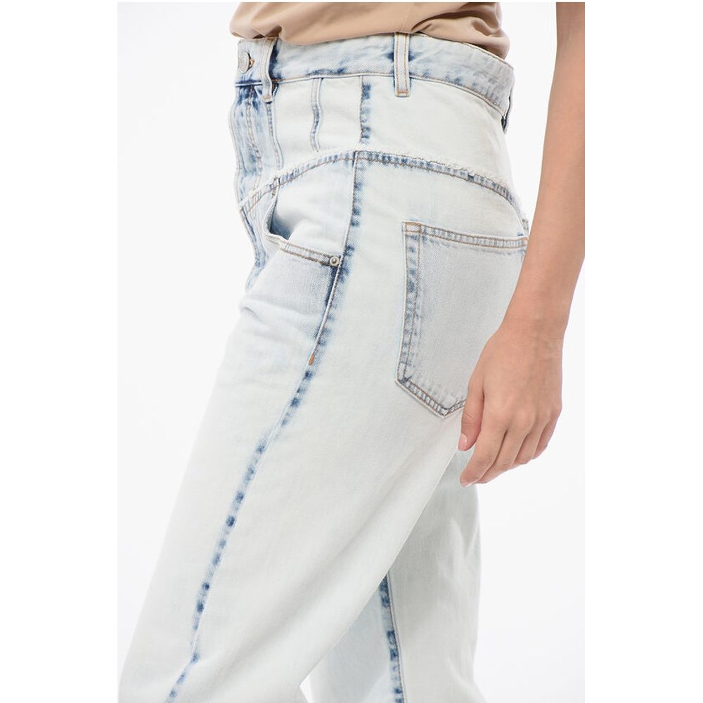 Isabel Marant Slim Fit NOEMIE Denims with Raw-cut Details 23cm
