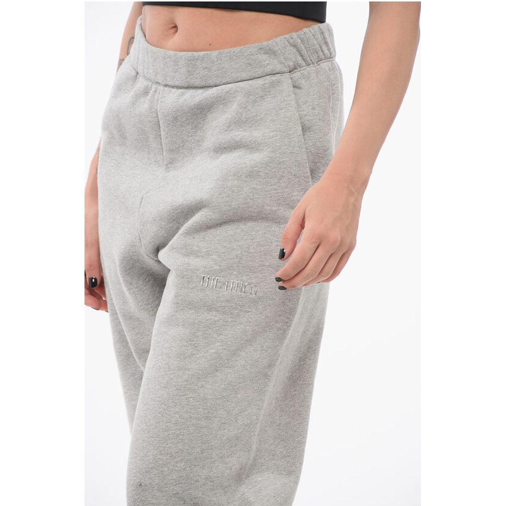 The Attico Fleeced Cotton PENNY Sweatpants with Cuffs