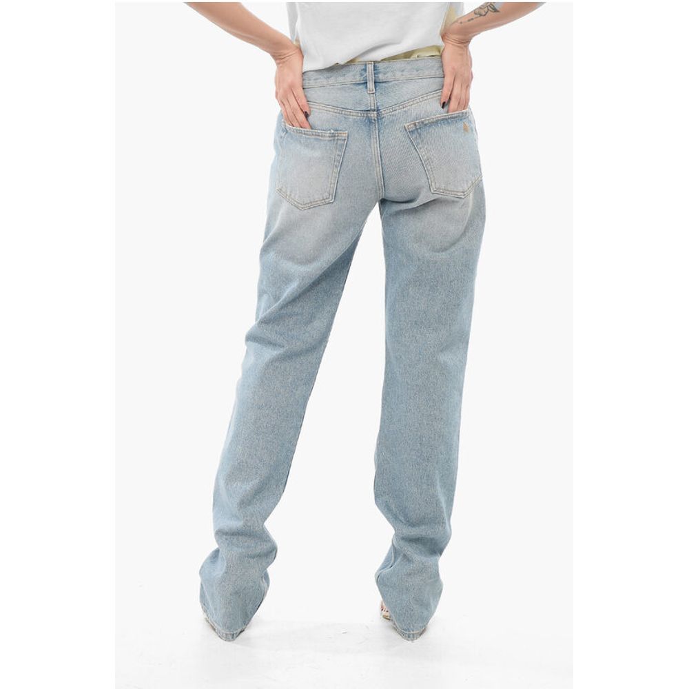 The Attico Light Washed Straight Fit Denims 19cm