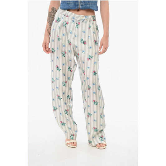 Pierre-Louis Mascia Silk Floral Pants