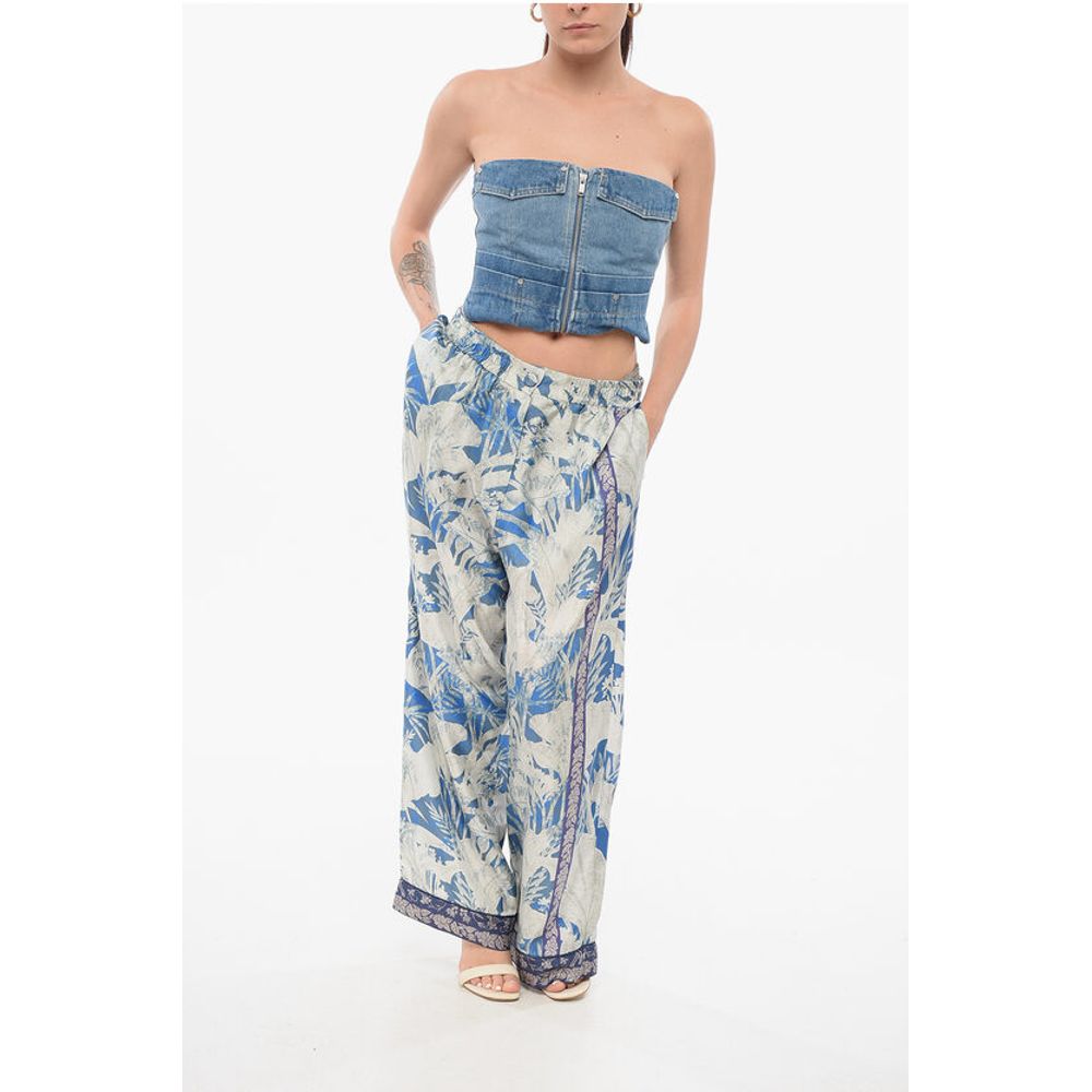 Pierre-Louis Mascia Silk Floral Pants