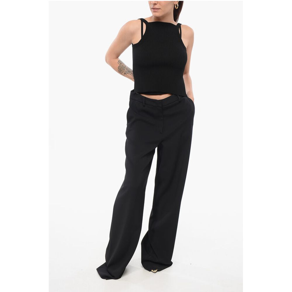 Armani Viscose Wide Leg Pants