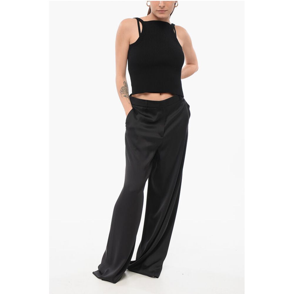 Armani Silk Wide Leg Pants
