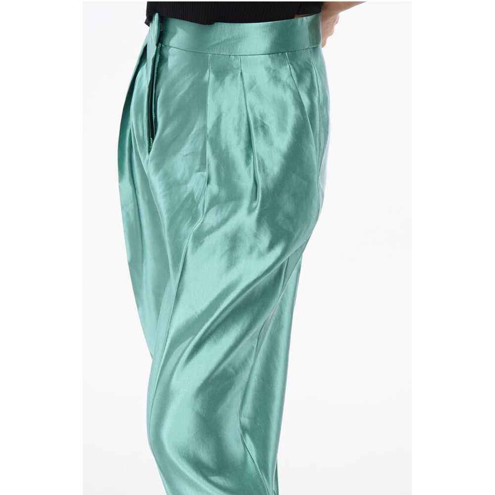 Armani Linen and Silk Blended Pants with Pleats