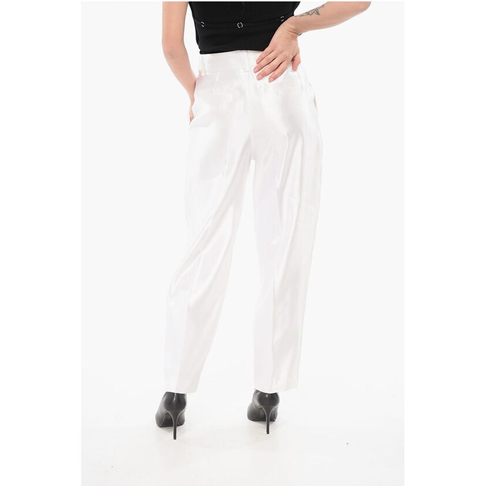 Armani Linen and Silk Blended Pants with Pleats