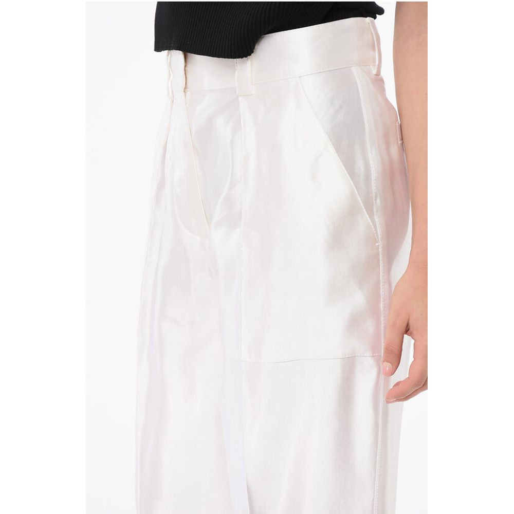 Armani Linen and Silk Blended Pants with Pleats