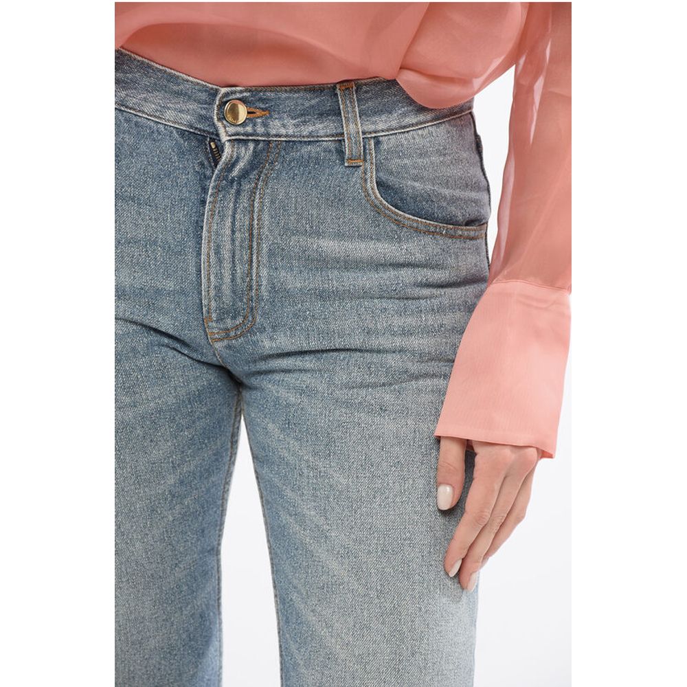 Chloé Light Washed Flared Fit Denims 23cm