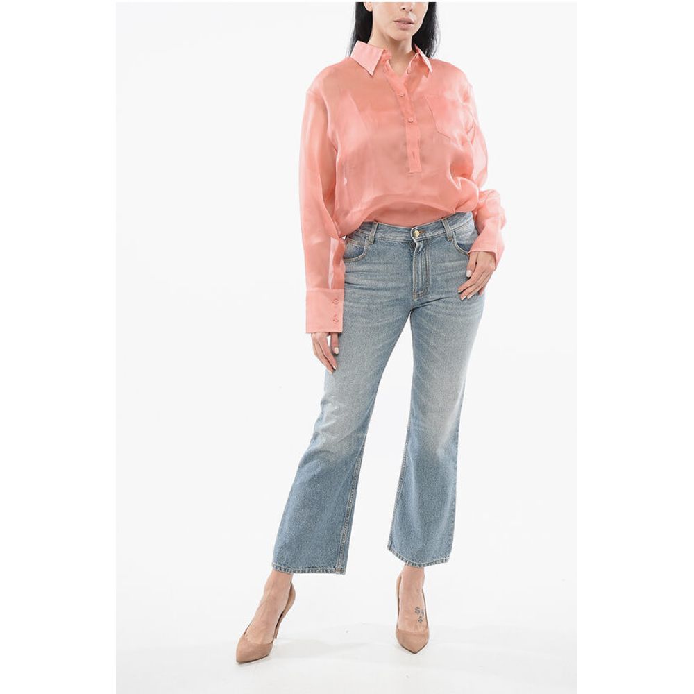 Chloé Light Washed Flared Fit Denims 23cm