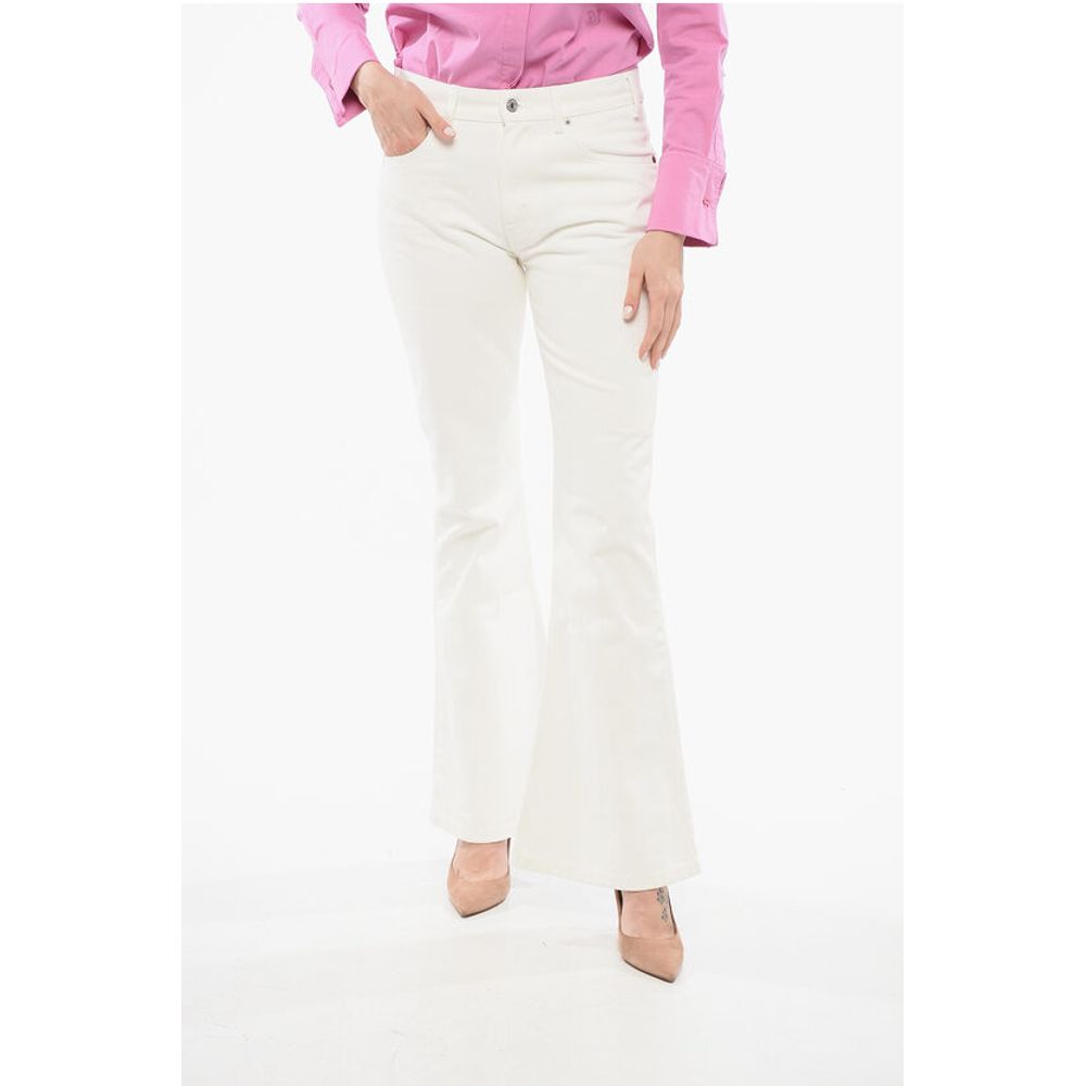 Celine Cotton Bootcut Denims with Belt Loops 30cm