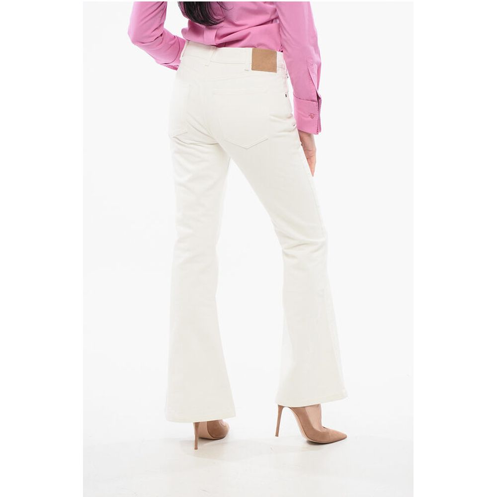 Celine Cotton Bootcut Denims with Belt Loops 30cm