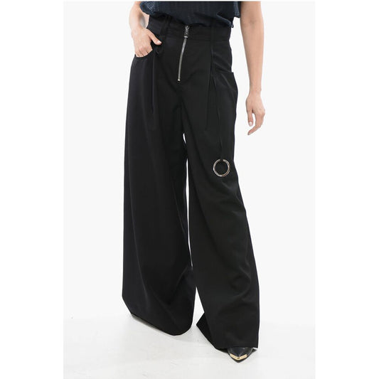 The Attico Wool Zipped Palazzo Pants