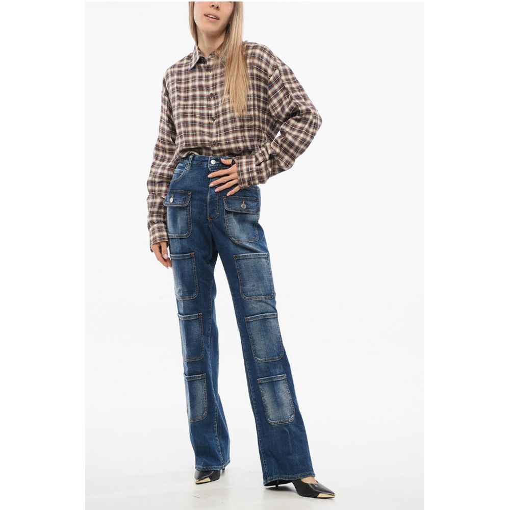 Dsquared² High-waisted Cargo Denims 24cm