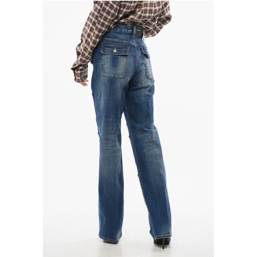Dsquared² High-waisted Cargo Denims 24cm