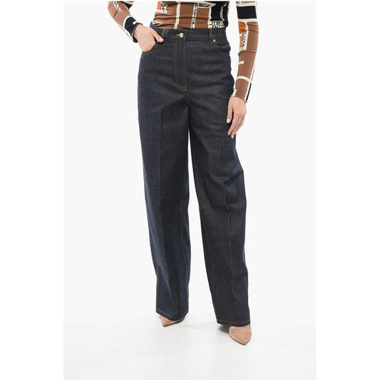 Salvatore Ferragamo Bootcut Dark-washed Pants