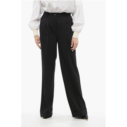 Dolce & Gabbana Pinstriped Flared Pants