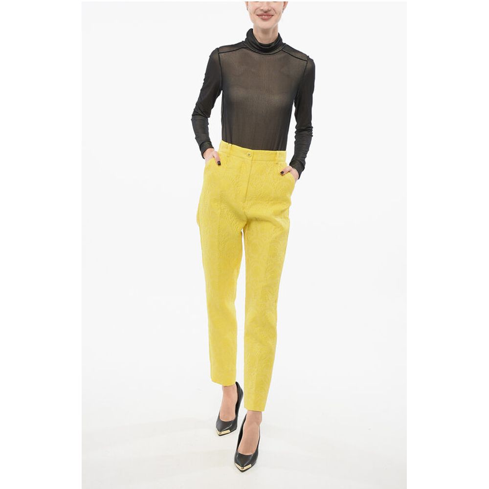 Dolce & Gabbana Brocade Tapered Pants