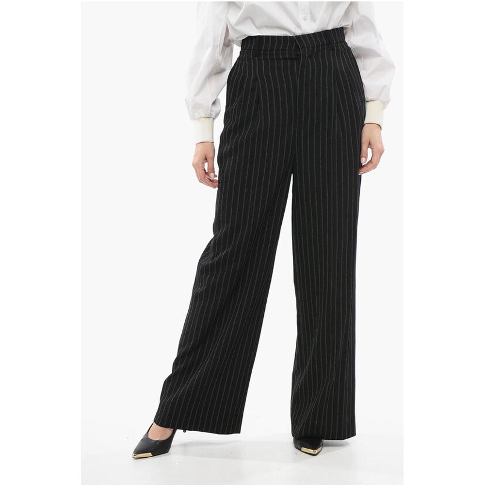 Ami Alexandre Mattiussi Pinstriped Palazzo Pants