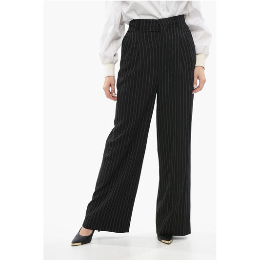 Ami Alexandre Mattiussi Pinstriped Palazzo Pants