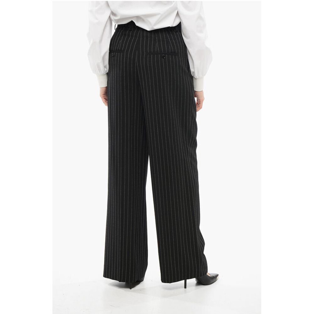 Ami Alexandre Mattiussi Pinstriped Palazzo Pants