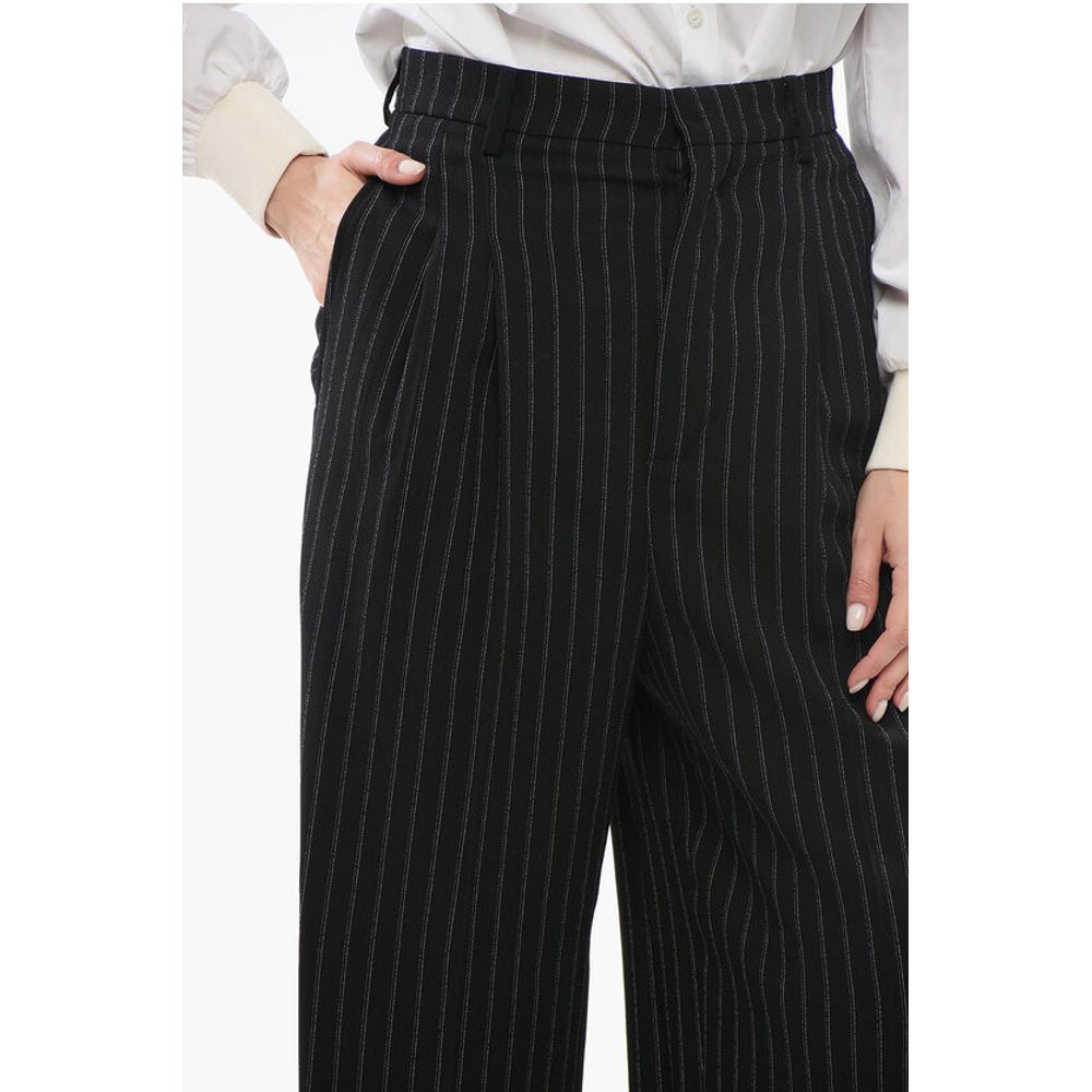 Ami Alexandre Mattiussi Pinstriped Palazzo Pants