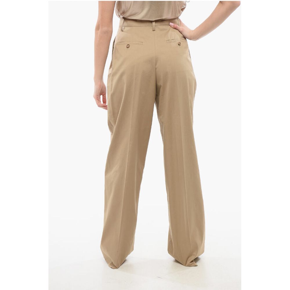 Prada Pleated High-waisted Pants