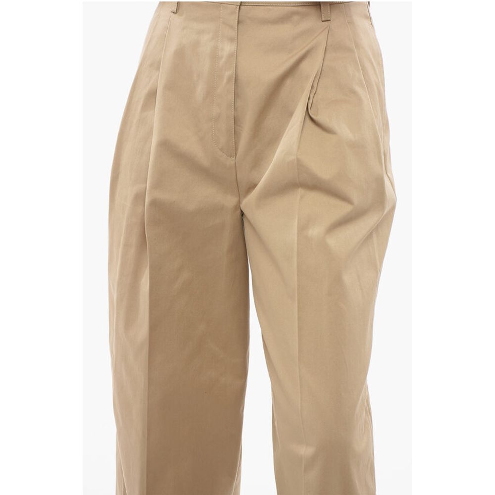 Prada Pleated High-waisted Pants