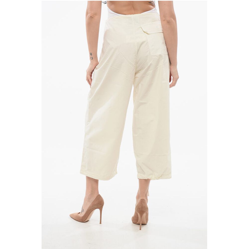 Autry Solid Color Nylon Pants with Adjustable Ankle