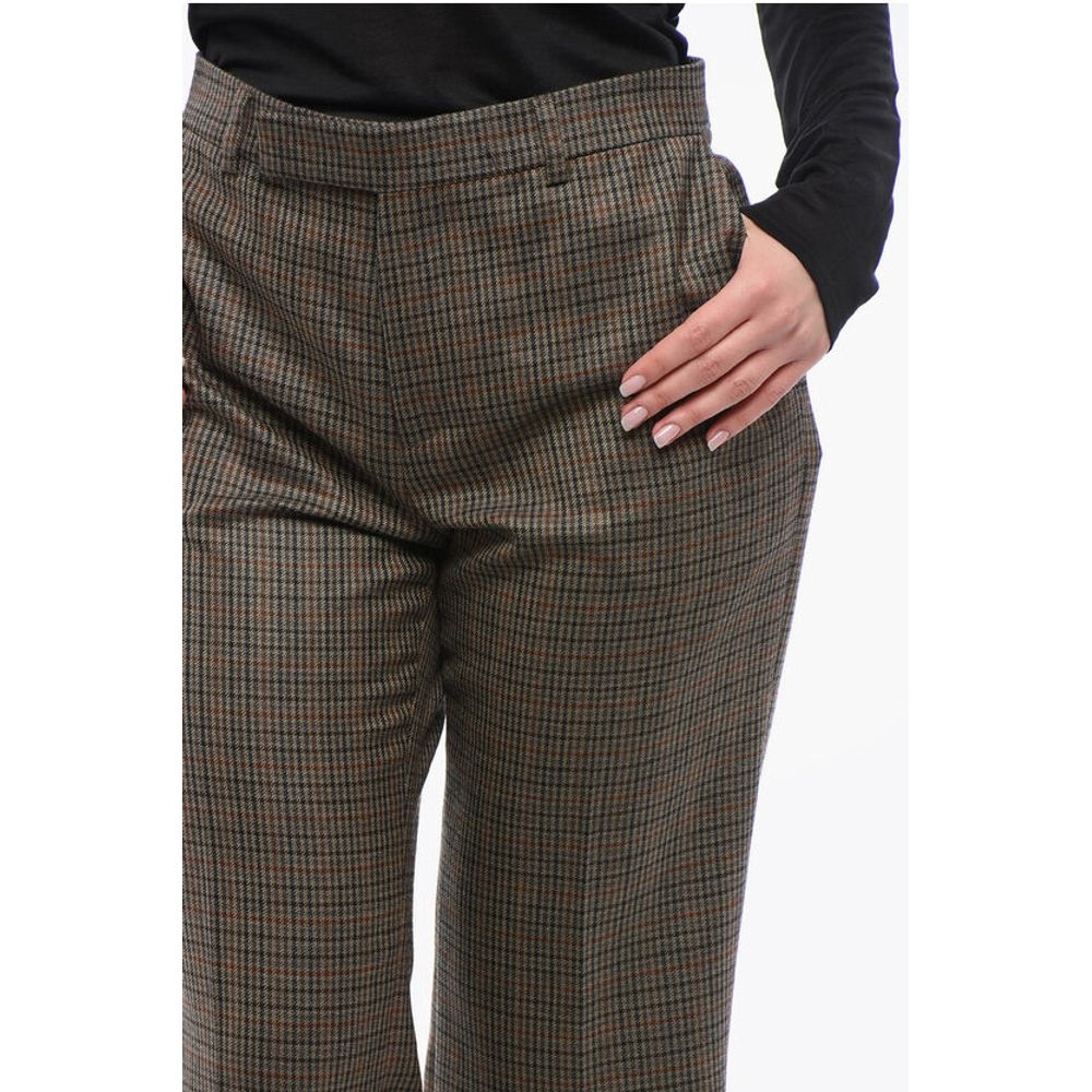 Celine Wool Houndstooth Pants