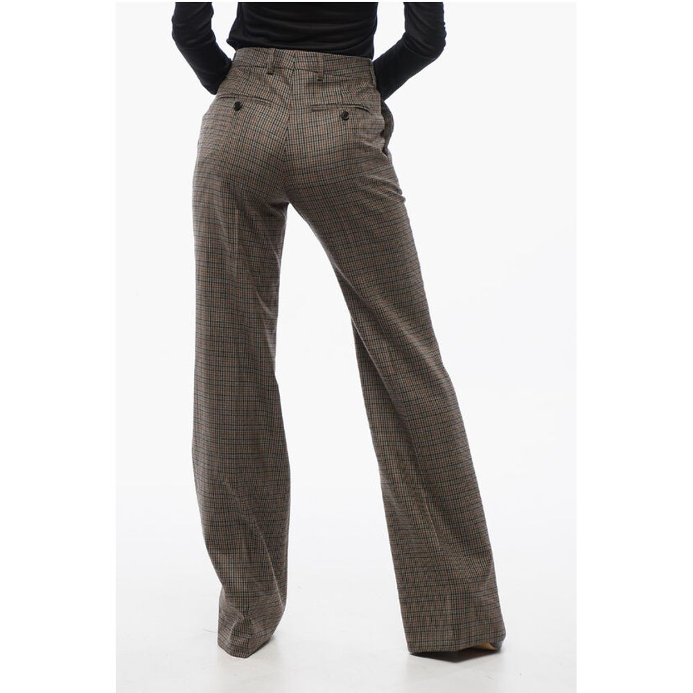 Celine Wool Houndstooth Pants