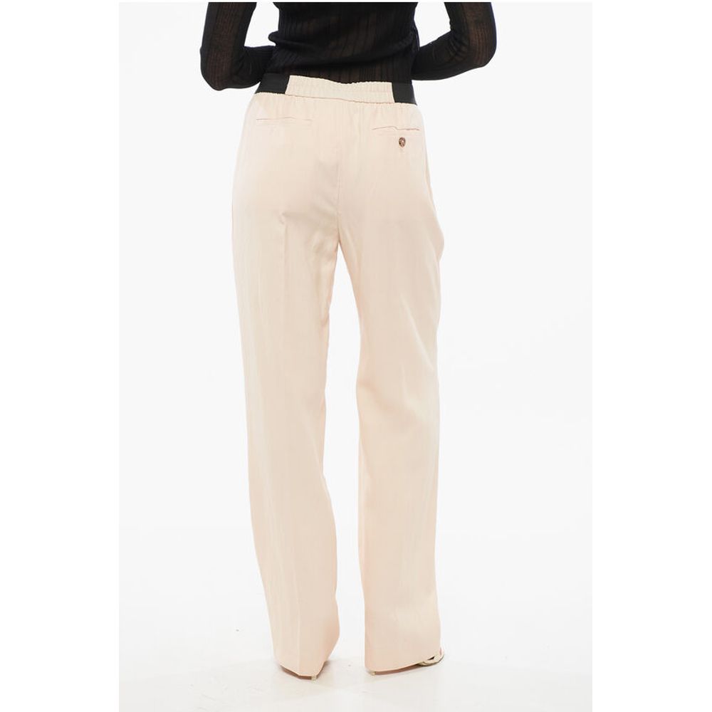 Loulou Studio Double Pleated TAKAROA Pants with Elastic Waistband
