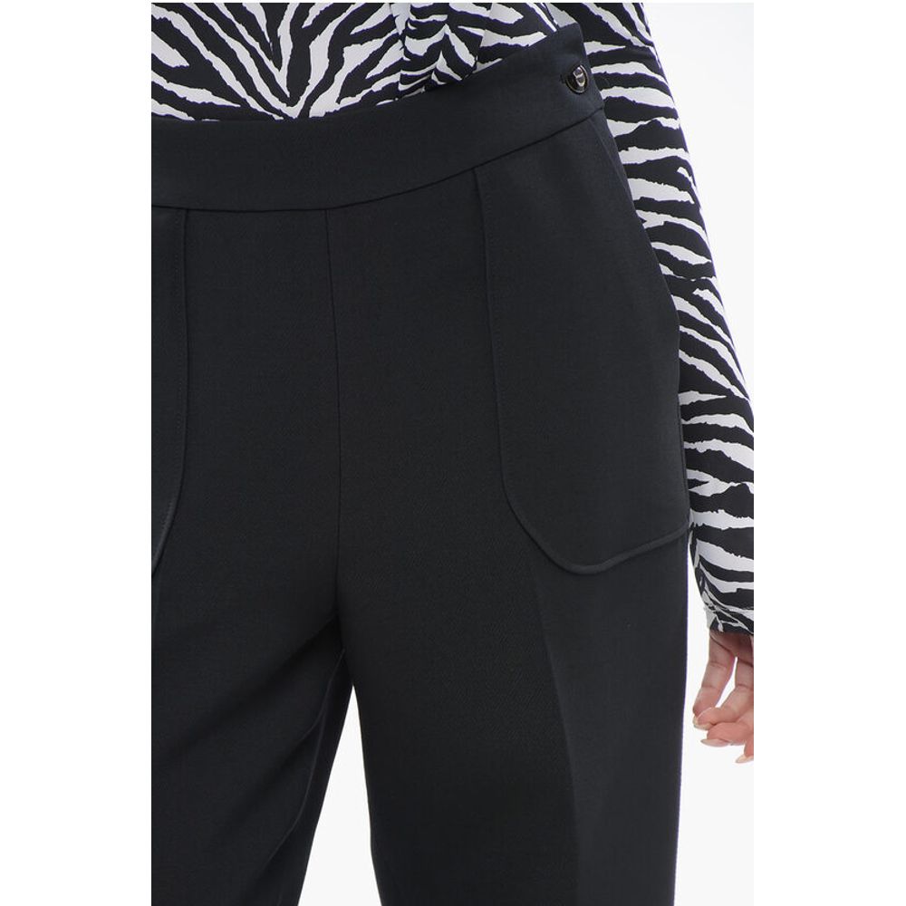 Dior 3-Pocketed Cropped Fit Wool Blend Pants