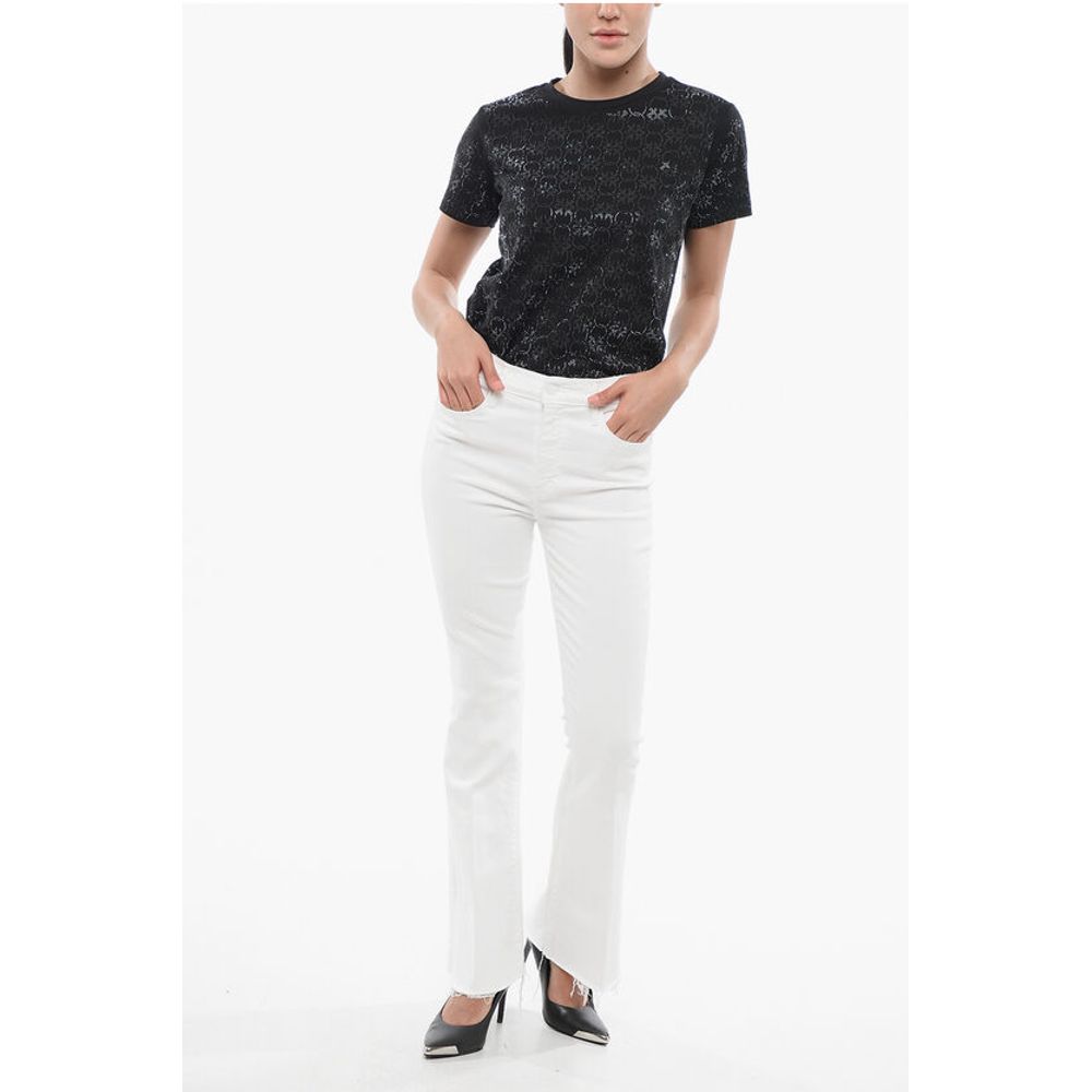 Mother Denim Stretch Denim THE WEEKENDER FRAY Bootcut Jeans 25cm
