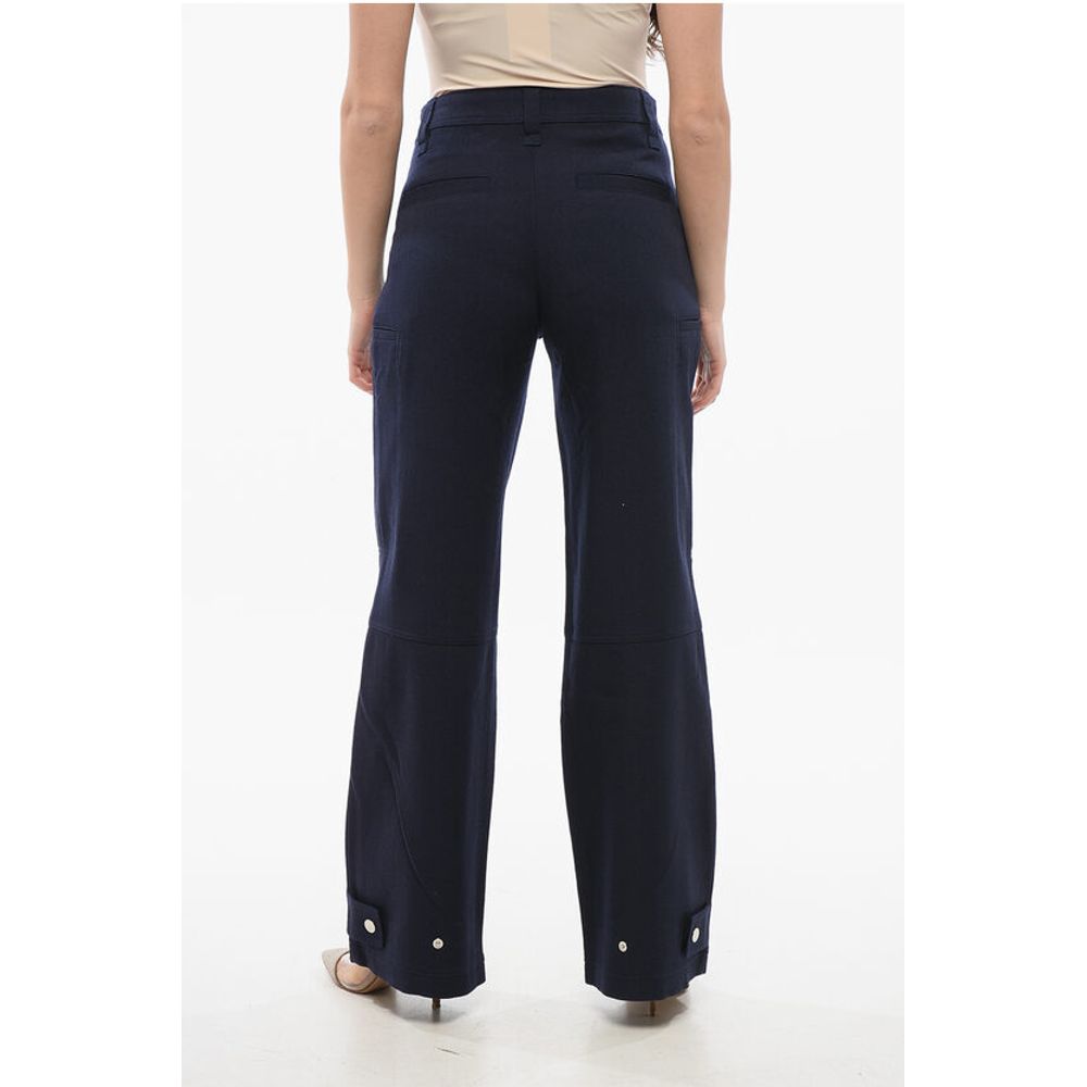 Ami Alexandre Mattiussi High-Waisted Wool Pleated Pants