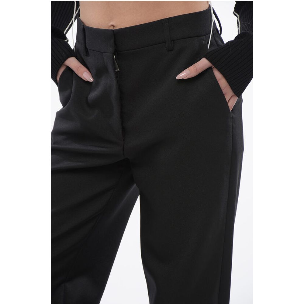 Off-White High Waisted Carrot-Fit TECH DRILL Pants