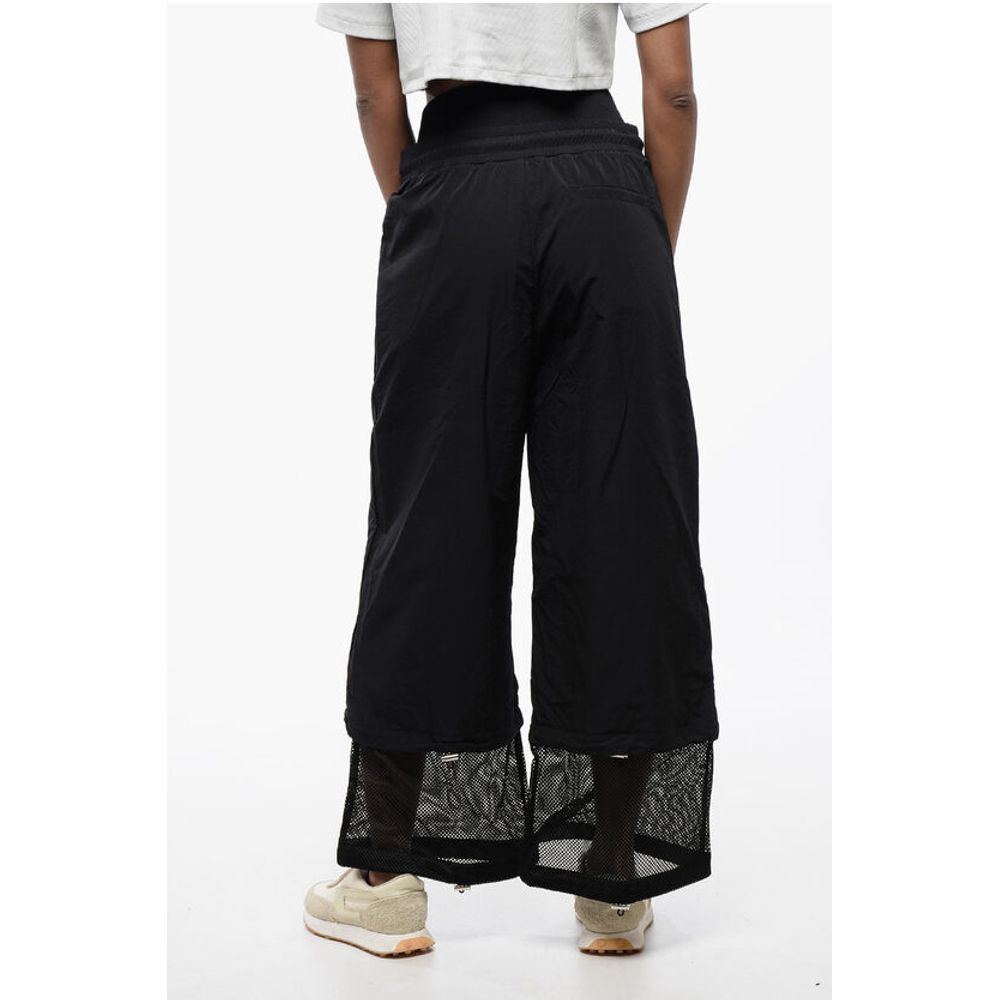 Off-White Wide Leg Nylon CRISPY Pants with Removable Cuffs